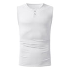 Herren Tanktop mit ausgewogenem Schnitt und praktischen Druckknöpfen
