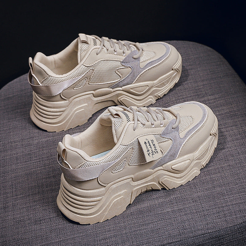 Damen Sneakers im modernen Chunky-Stil mit atmungsaktivem Obermaterial und gepolsterter Sohle R&B