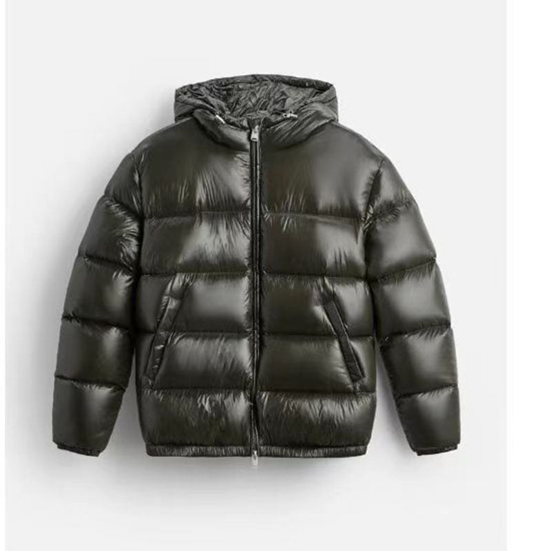 Damen Daunenjacke mit hochschließendem Kragen R&B