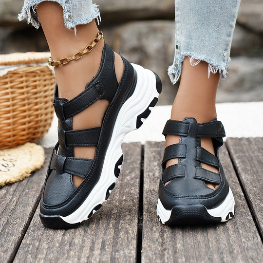 Damen Sportliche Freizeitsandalen mit rutschfester Sohle und anatomischem Fußbett R&B