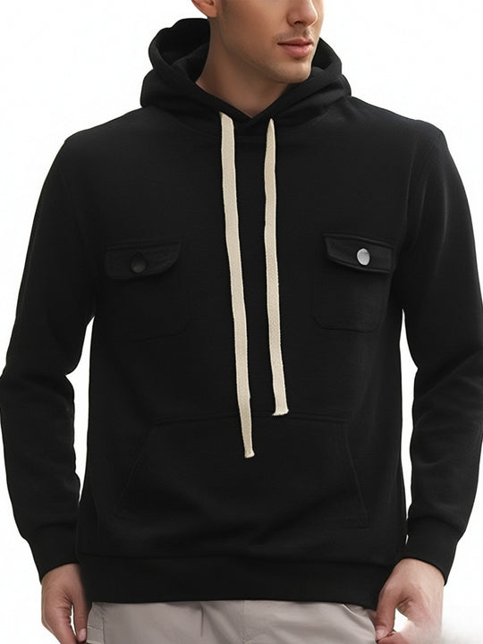 Herren Kapuzenpullover mit praktischen Taschen und modernem Design R&B
