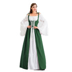 Damen historisches Märchenkleid mit elegantem Oberteil und ausgestellten Ärmeln R&B