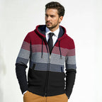 Herren Strickjacke mit Kapuze R&B