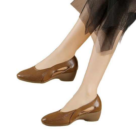 Damen komfortable und elegante Ballerinas mit atmungsaktivem Obermaterial R&B