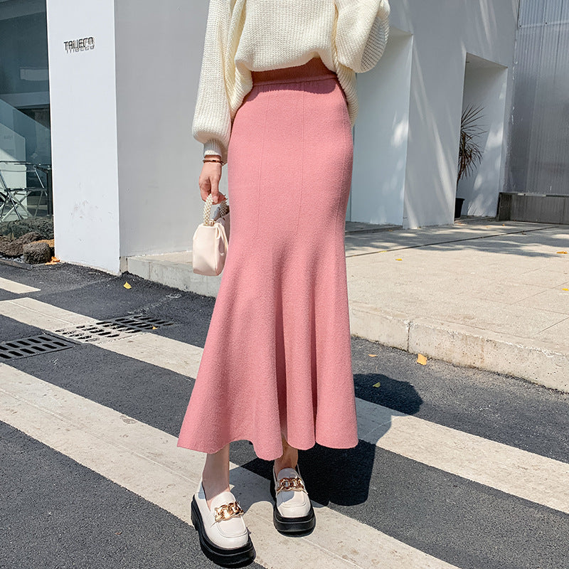 Damen Eleganter, ausgestellter Maxirock aus leichtem Material