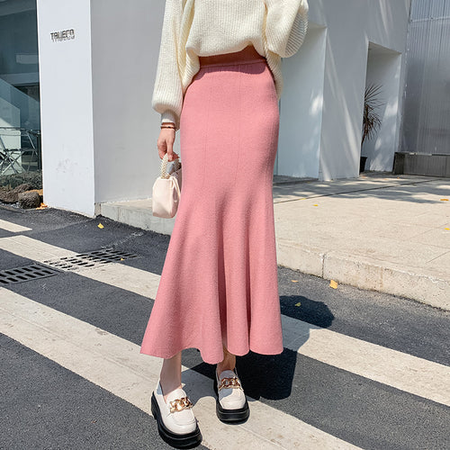 Damen Eleganter, ausgestellter Maxirock aus leichtem Material R&B