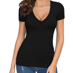 Damen Body mit tiefem V-Ausschnitt R&B
