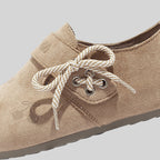 Damen Komfortable Slipper mit floralem Design und innovativer Schnürung