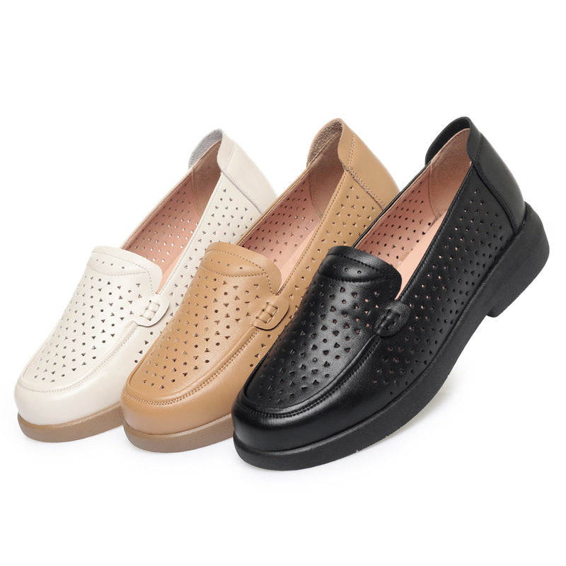 Damen Mokassins mit luftiger Perforation und gemütlichem Fußbett R&B