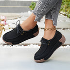 Damen Alltagssneakers mit weicher Textiloberfläche und flexiblem Sohlenrand R&B