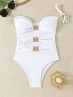 Damen Einteiliger Badeanzug R&B
