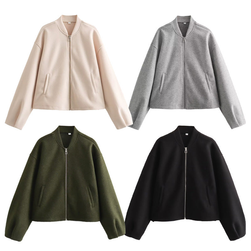 Damen modische Sweatjacke mit modernen Annehmlichkeiten und lässigem Schnitt R&B