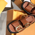 Damen Komfortable Sandalen mit modischem Schnallen-Design