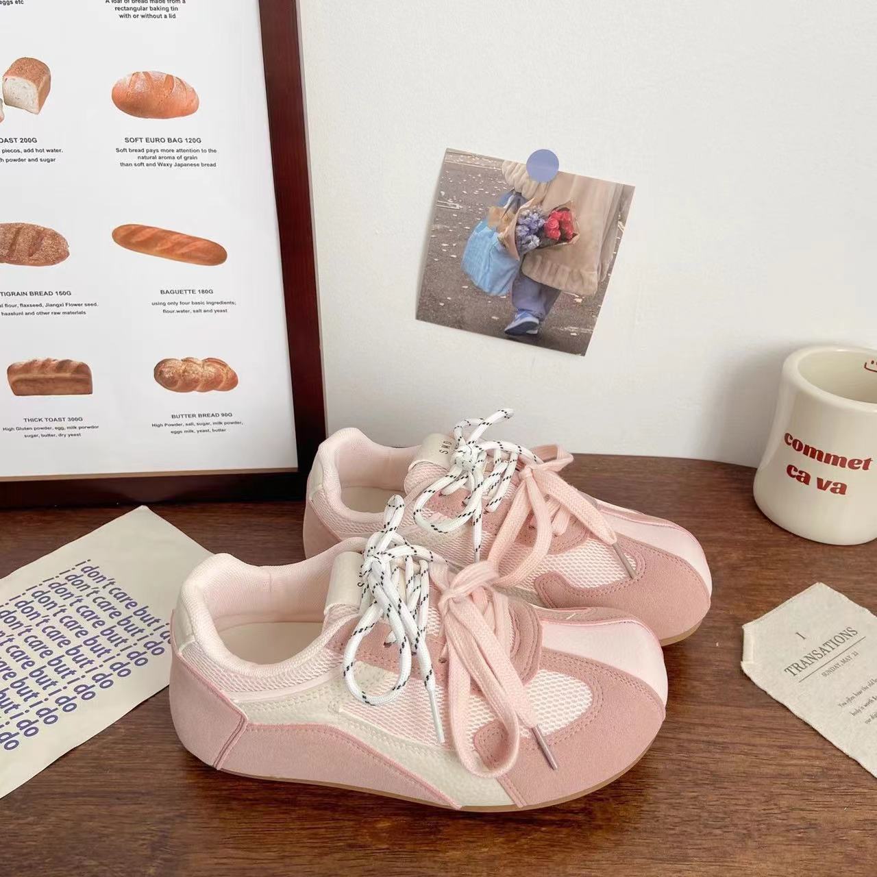 Damen Sportliche Sneakers mit atmungsaktiver Textiloberfläche und dämpfendem Sohlenprofil
