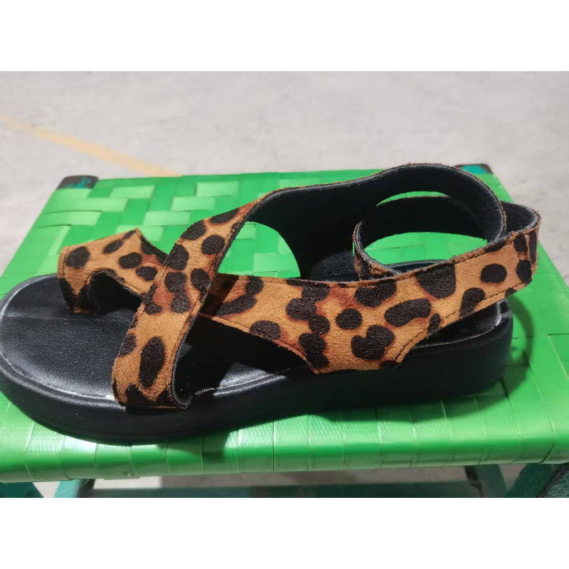 Damen Bequeme Riemchen-Sandalen mit ergonomischer Fußbett und flexiblem Riemendesign R&B
