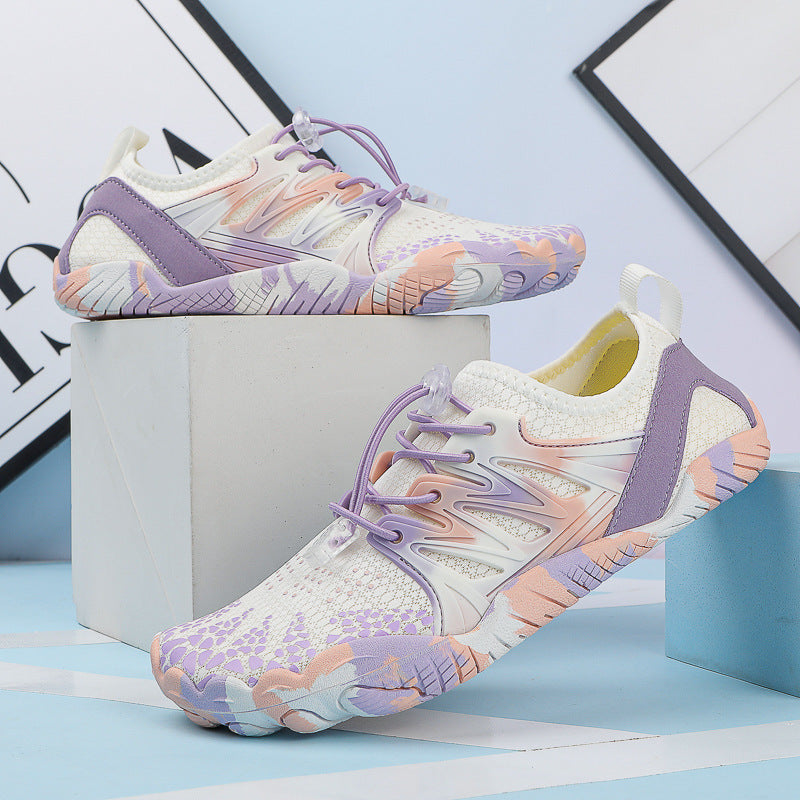 Damen Flexible Wassersport-Schuhe mit atmungsaktiver Mesh-Oberfläche und rutschfester Sohle R&B