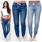 Damen Joggingjeans mit elastischem Bund und praktischen Taschen R&B