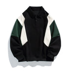 Damen modischer Polo-Pullover mit angesagten Farbkontrasten R&B