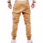 Herren Cargo-Hose mit elastischem Bund und praktischen Multifunktions-Pockets