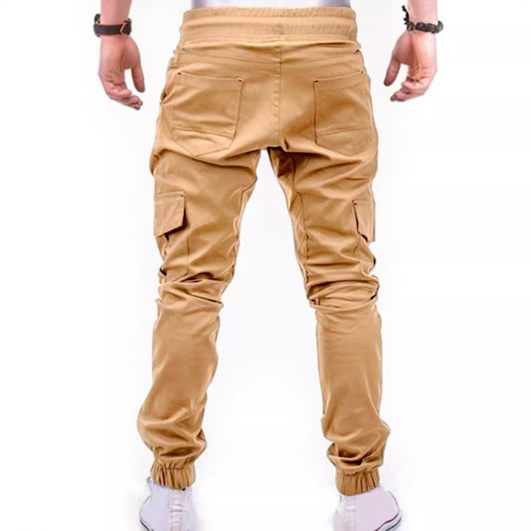 Herren Cargo-Hose mit elastischem Bund und praktischen Multifunktions-Pockets