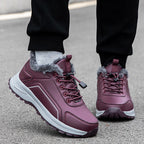 Damen Winterliche Trekking Sneakers mit rutschfester Sohle und isolierendem Warmfutter R&B