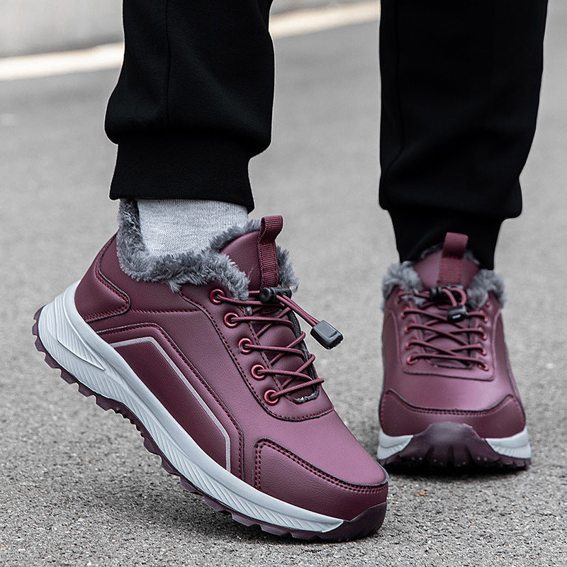 Damen Winterliche Trekking Sneakers mit rutschfester Sohle und isolierendem Warmfutter R&B