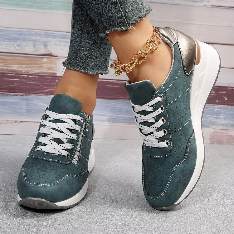 Damen Sportliche Sneakers mit atmungsaktivem Obermaterial und modischen Akzenten R&B