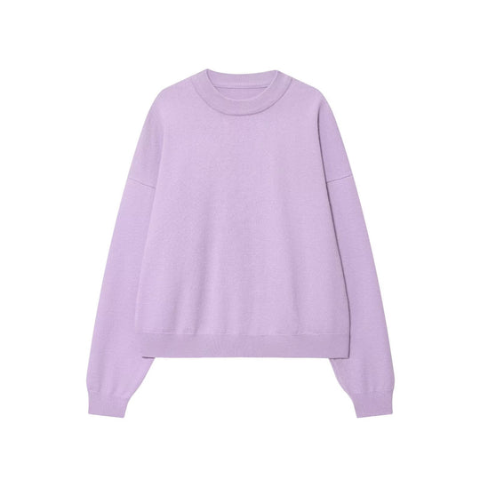 Damen lässiger Sweatshirt mit engem Kragen R&B