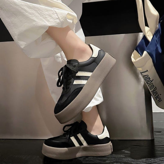 Damen Modische Plateausneaker mit gepolsterter Sohle und sportlichem Design R&B