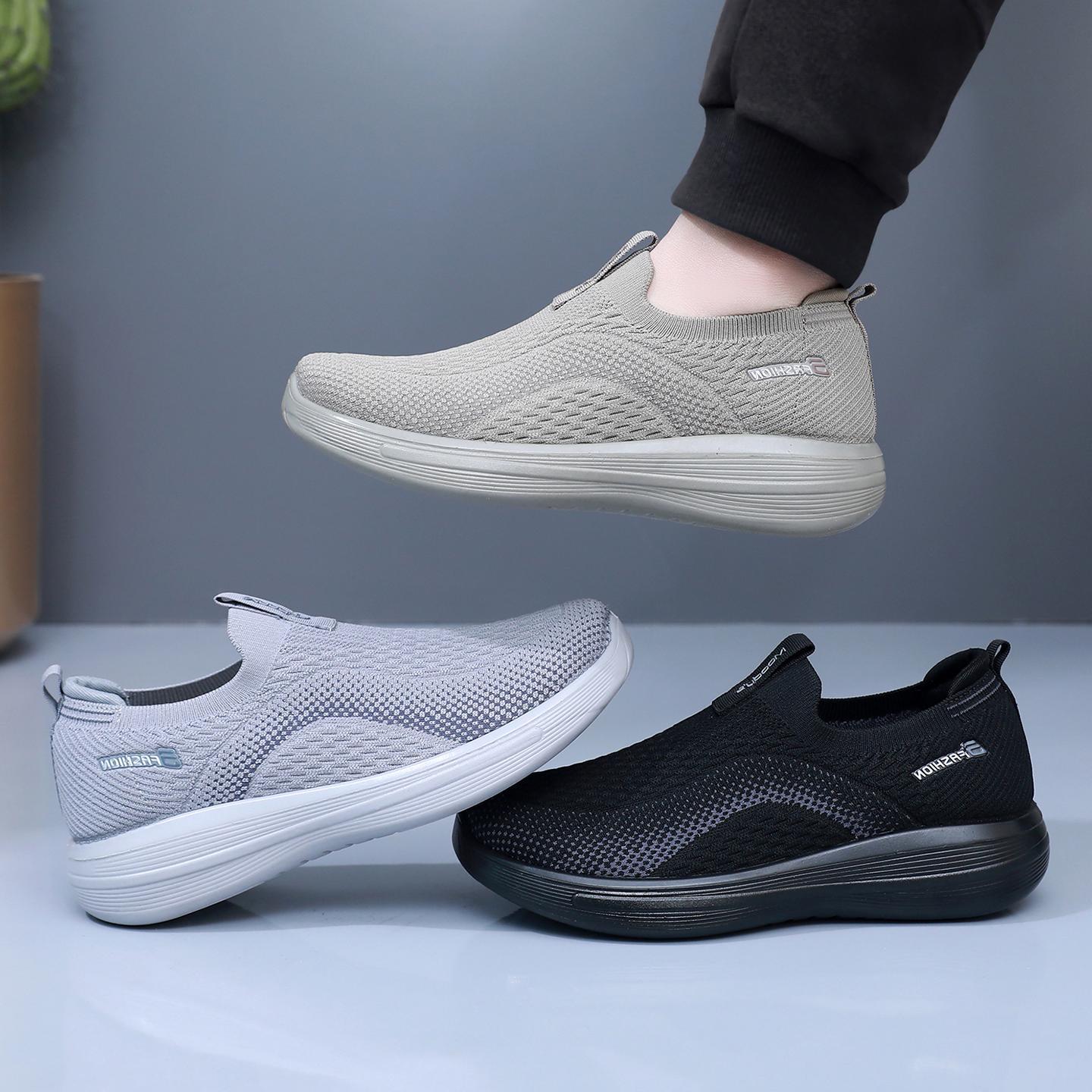 Damen Slip-On Laufschuhe mit atmungsaktiver Oberflächenstruktur R&B
