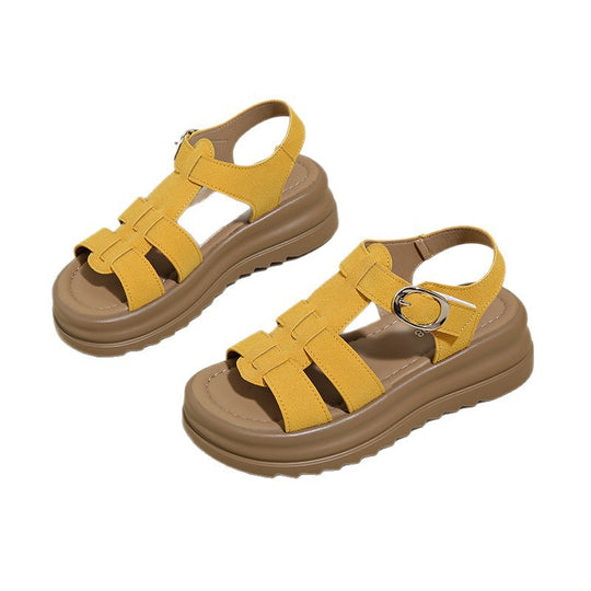 Damen komfortable Sandalen mit stylischem Riemendesign R&B