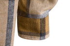 Herren Karohemdjacke mit integriertem Kapuzenpullover und bequemen Knopfdetails