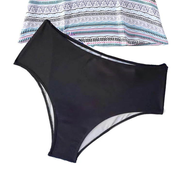 Damen Tankini-Set mit modischem Muster und komfortablem Schnitt R&B