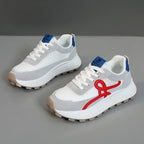Damen Sportliche Sneaker mit atmungsaktiver Mesh-Oberfläche und dämpfendem Komfort R&B