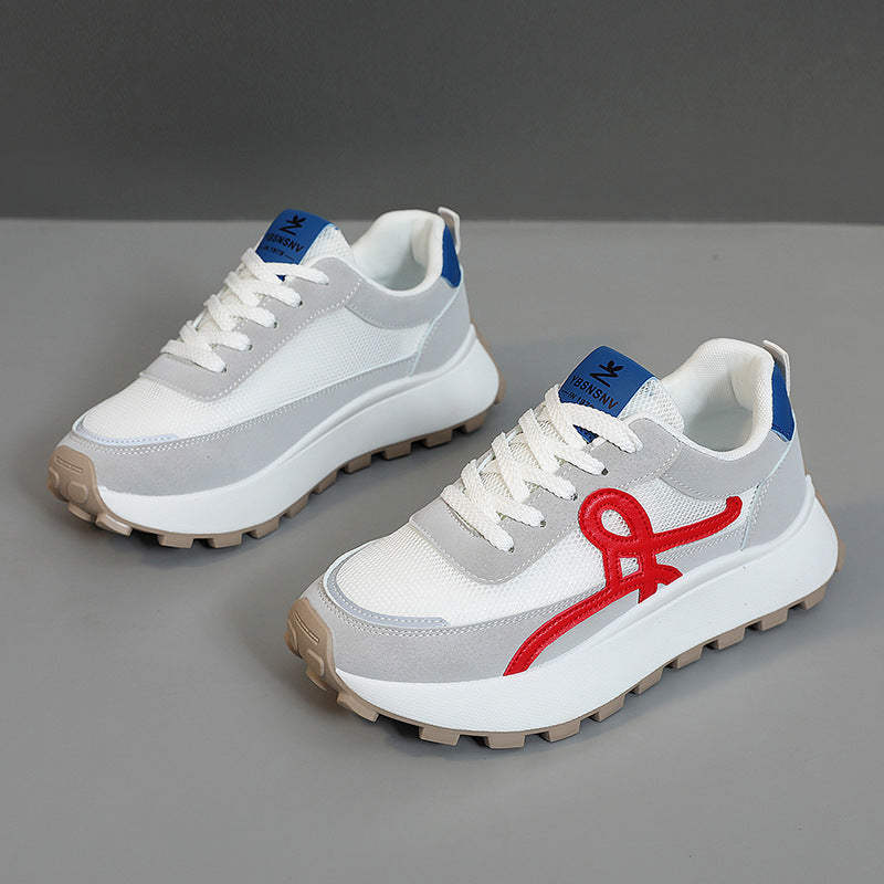 Damen Sportliche Sneaker mit atmungsaktiver Mesh-Oberfläche und dämpfendem Komfort R&B