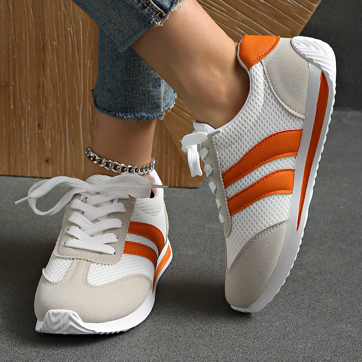 Damen Atmungsaktive Freizeitsneaker mit innovativer Sohle R&B