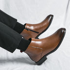 Damen Elegante Stiefeletten mit seitlichem Reißverschluss und bequemer Innensohle R&B
