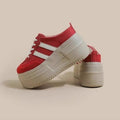 Damen Plateau-Sneaker mit sportlichem Design und optimaler Dämpfung R&B