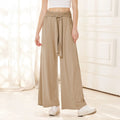 Damen weite Sommerhose mit bindendem Taillengürtel R&B