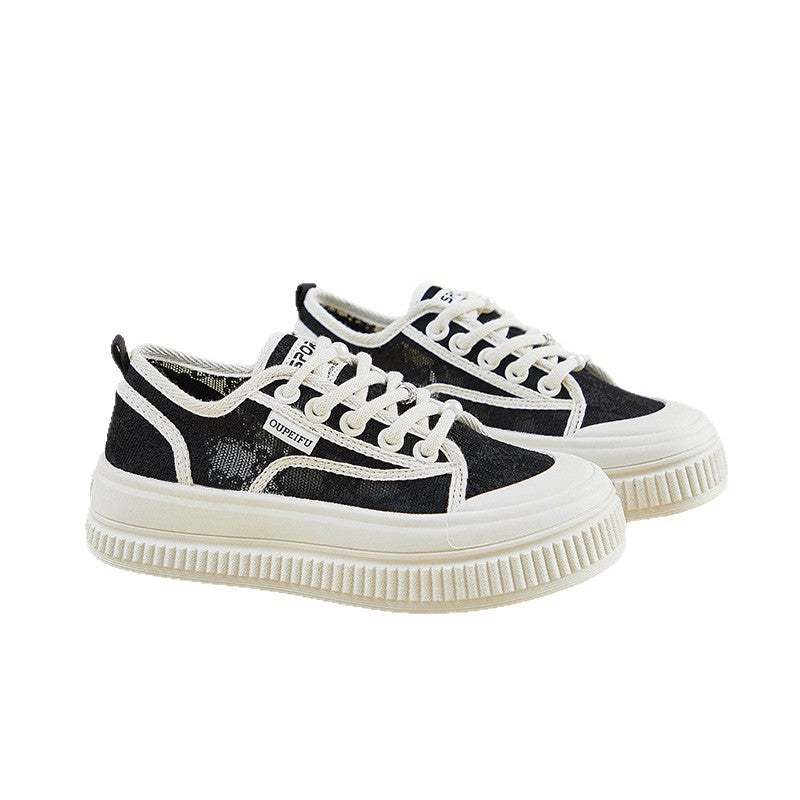 Damen Modische Sneaker mit atmungsaktiver Mesh-Oberfläche und rutschfester Sohle
