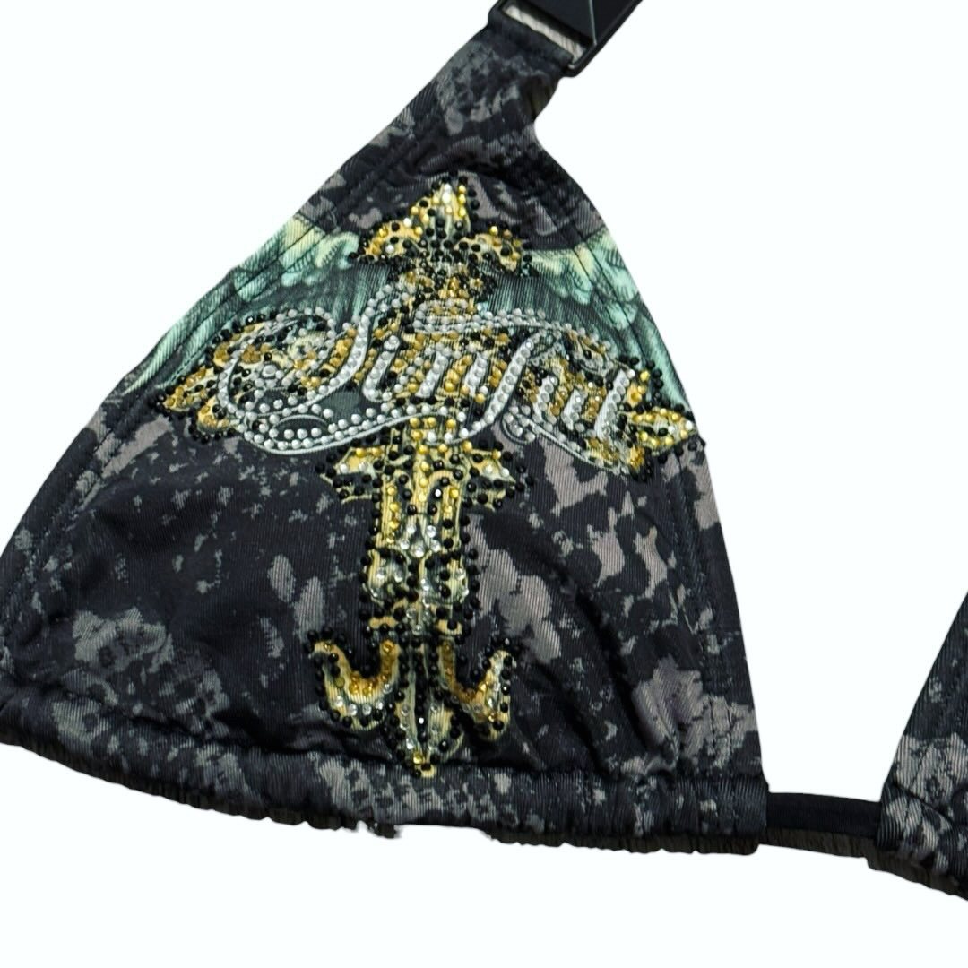 Damen Bikini-Set mit funkelndem Detail und außergewöhnlichem Design R&B