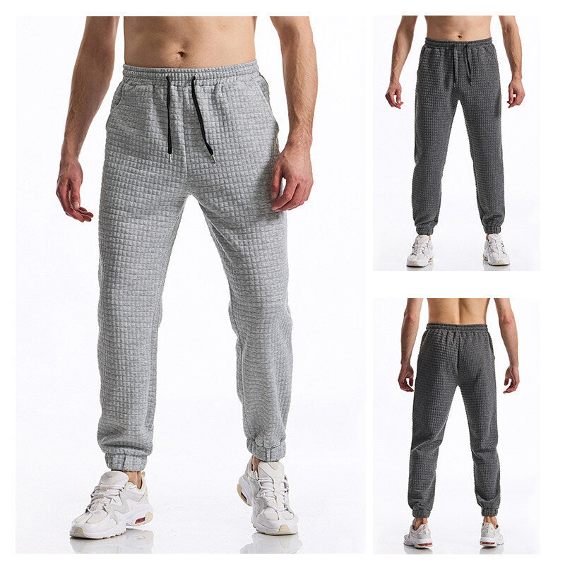 Herren bequeme Sweatpants mit hohem Bund und elastischem Komfort R&B