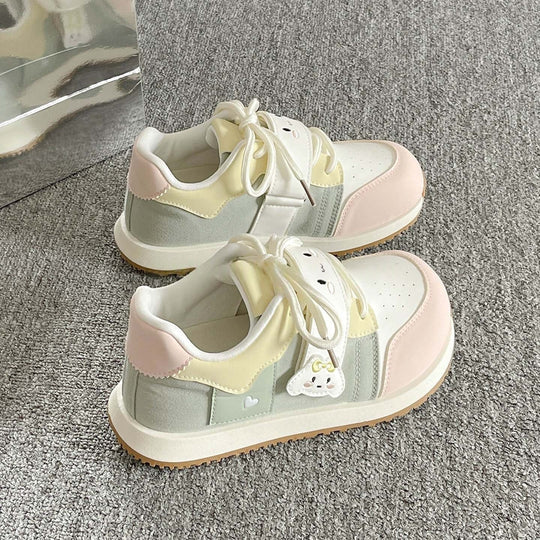 Damen Sportliche Sneakers mit niedlichen Tiermotiven und komfortabler Sohle R&B