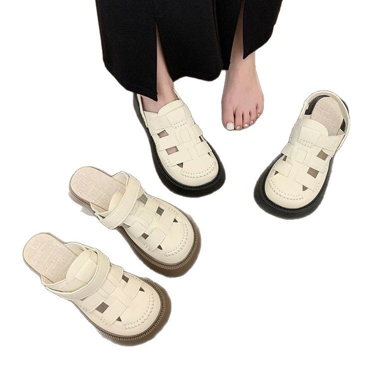 Damen Komfortable Plateausandalen mit modischen Riemen