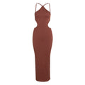 Damen Maxikleid mit eleganten Ausschnitten und verführerischem Schnitt R&B