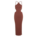Damen Maxikleid mit eleganten Ausschnitten und verführerischem Schnitt R&B