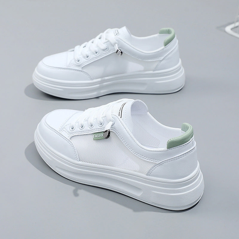 Damen Sportliche Freizeit Sneaker mit atmungsaktivem Mesh-Obermaterial und dämpfender Sohle R&B