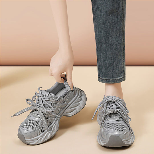 Damen Atmungsaktive und gedämpfte Sportschuhe mit dynamischer Sohle R&B