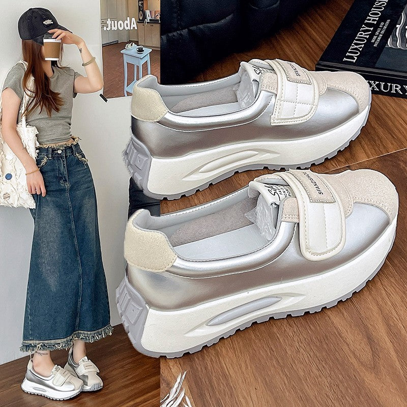 Damen Modische Sneakers im trendigen Plateau-Design R&B
