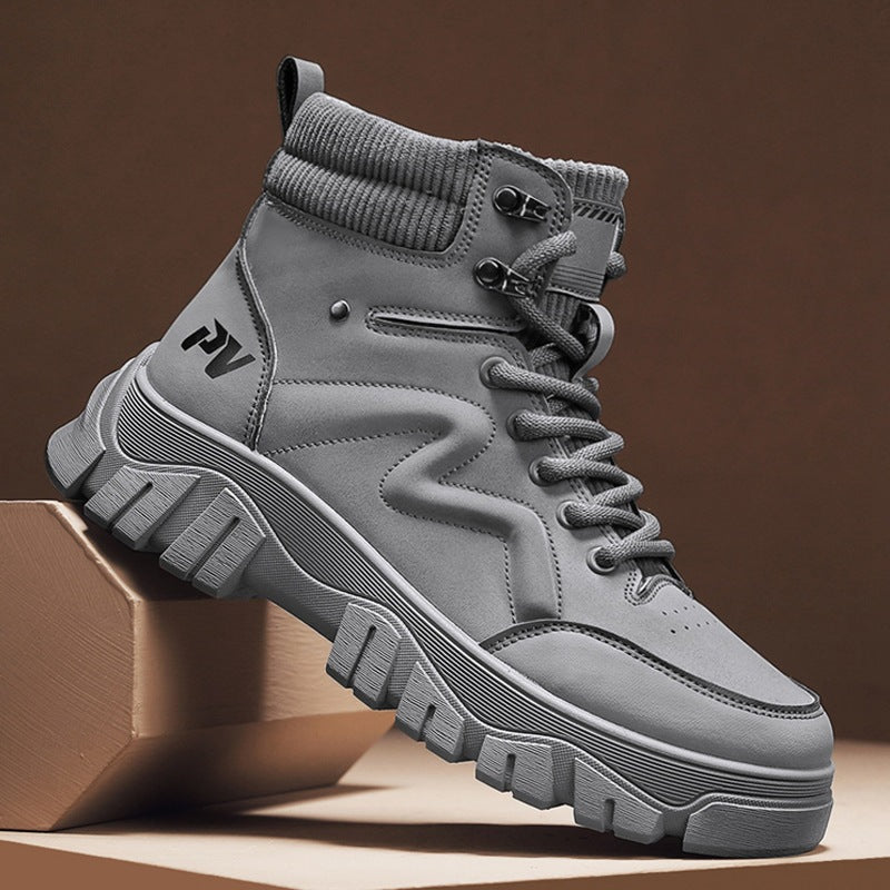 Damen Chunky High-Top Sneakers mit strapazierfähiger Sohle R&B